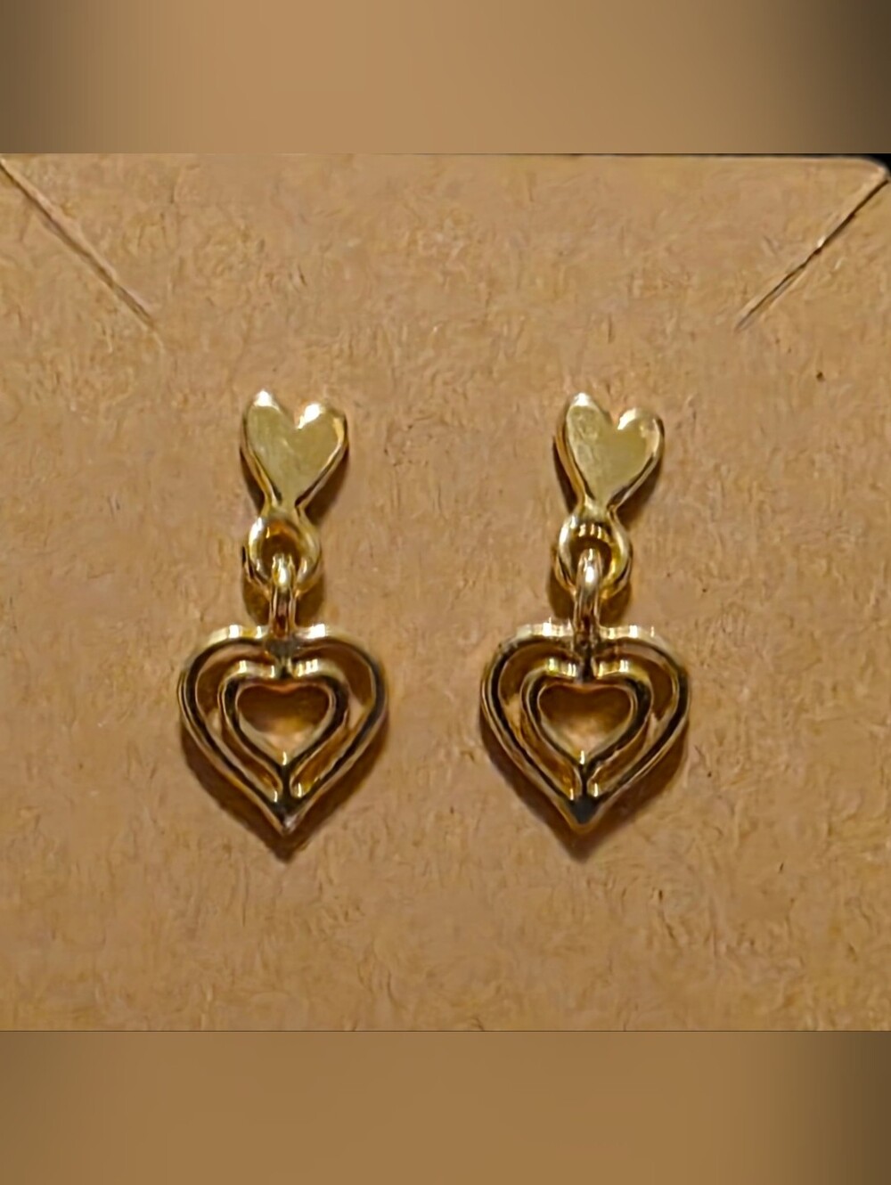 Heart Drop Earrings